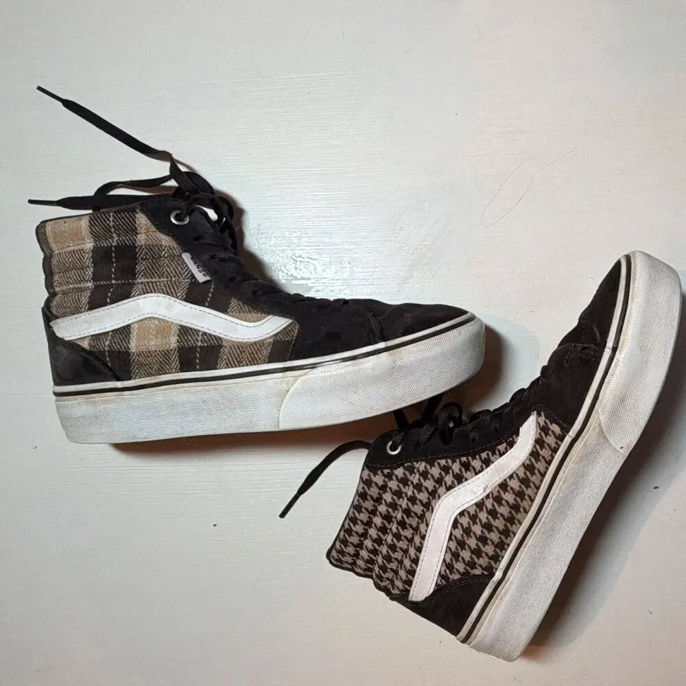 Women’s Vans Filmore Hi Platform (Plaid & Houndstooth Mix)